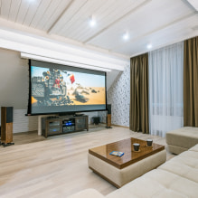 Brown curtains: types, fabrics, shades (wenge, chocolate), design, combinations, decor-5