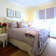 How do lilac curtains look in the interior? -3