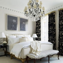 Black curtains in the interior-4