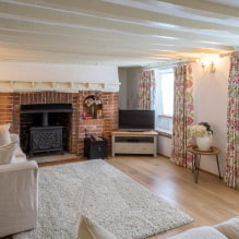 Provence style curtains: types, materials, curtain design, color, combination, decor-3