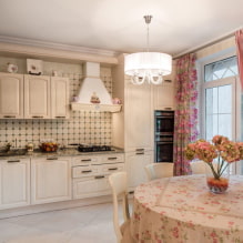 Provence style curtains: types, materials, curtain design, color, combination, decor-5