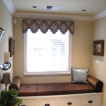 Bando for curtains (rigid lambrequin): design, types of materials, color, how to fix-3