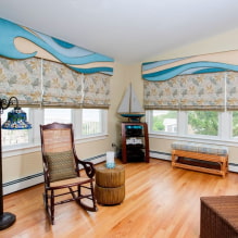 Bando for curtains (rigid lambrequin): design, types of materials, color, how to fix-5