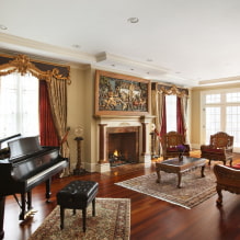 Lambrequins in the interior - optional guide-4