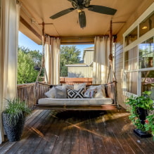 Street curtains for gazebos and verandas: types, materials, design, photo of terrace decoration-3