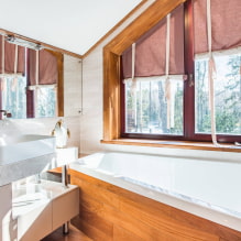 Curtains for roof windows: types, choice of fabric, color, design, fastening, decor-3