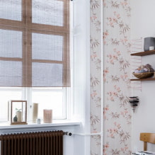 What do bamboo curtains look like in the interior? -2