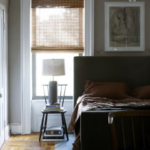 What do bamboo curtains look like in the interior? -3