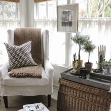 What do bamboo curtains look like in the interior? -5