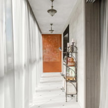 Organza curtains: types, color, design, drawings, combination, attachment to the cornice, decor-5