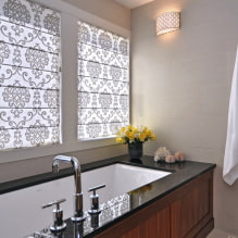 How to choose roller blinds: construction, types, materials, design, color, combination-7