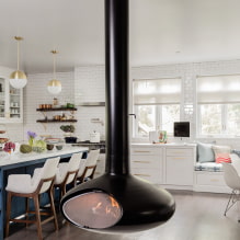 Roller blinds for the kitchen: types, materials, design, colors, combination-2