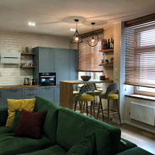 Horizontal blinds - the best photos in the interior, the principle of operation-1