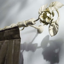 Modern ideas for the design of curtain rods for curtains in various interior styles-5