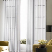 Tulle on eyelets: types, choice of fabric, colors, design ideas, combination, photo-2