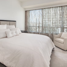 How to choose tulle in the bedroom: types, fabrics, colors, design, combination-6