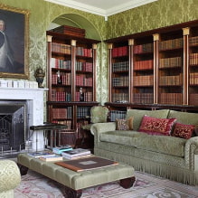 Wallpaper in the English style: types, designs and patterns, combinations, colors-5