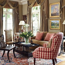 Wallpaper in the English style: types, designs and patterns, combinations, colors-8