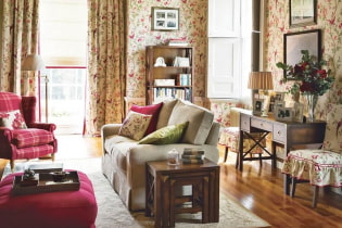 Wallpaper in the English style: types, designs and patterns, combinations, colors