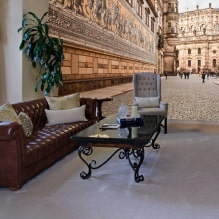 Wallpaper with 3D effect: types, design ideas, realistic examples in the interior-4