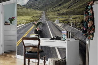 Wallpaper with 3D effect: types, design ideas, realistic examples in the interior
