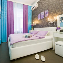 Velvet curtains on the windows: types, combinations, colors of velvet, decor-0