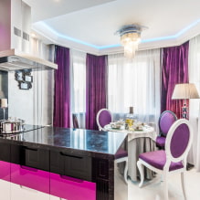 Velvet curtains on the windows: types, combinations, colors of velvet, decor-4