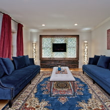 Velvet curtains on the windows: types, combinations, colors of velvet, decor-6