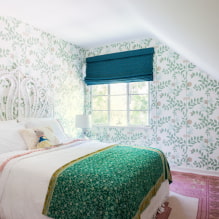 Roman blinds for a nursery: design, colors, combination, decor-2