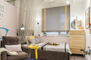 Roman blinds for the nursery: design, colors, combination, decor