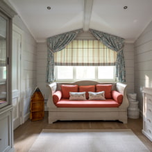 Short curtains to the windowsill: types, design ideas, fabrics, decor, color, attachment to the cornice-0