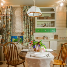 Short curtains to the windowsill: types, design ideas, fabrics, decor, color, attachment to the cornice-3