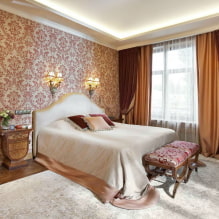 Night curtains: types, design, drawings, colors, attachment to the cornice, decor-5