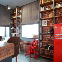 Night curtains: types, design, drawings, colors, attachment to the cornice, decor-7