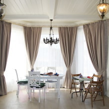 Cornice for a bay window: types, options for attachment points, materials, choice depending on the shape-0