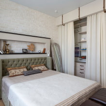 Zoning a room with curtains: pros and cons, types, modern ideas of dividing into two zones-3