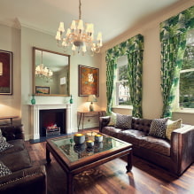 Curtain design: choice of color, style, types, decor, decoration, ideas for custom windows-1