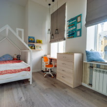 Roman blinds: photo, types, design, fabrics, color, mounting options, combination, decor-4