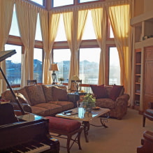 Italian curtains in the interior: description and examples-5