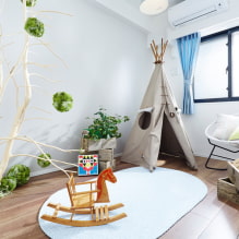 Scandinavian style curtain design: features, types, materials, colors-1