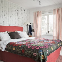 Scandinavian style curtain design: features, types, materials, colors-4