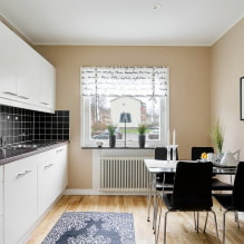 Design of curtains in the Scandinavian style: features, types, materials, colors-7