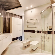 Plasterboard ceilings: photos, types, design, color, lighting, decor, curly, multi-level structures-5