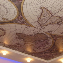 Fabric stretch ceilings: photos, pros and cons, types, design, color, lighting-1