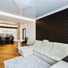 Stretch ceiling white: options for use in the interior-6