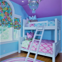 Lilac ceiling: types (stretch, plasterboard, etc.), combinations, design, lighting-0