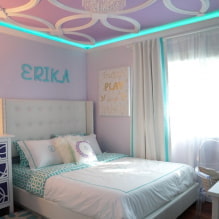 Purple ceiling: design, shades, photo for stretch and false ceilings-0