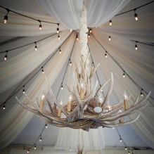 Types of ceiling decor: beams, fillets, stucco moldings, stickers, moldings, painting, frescoes, photo printing, etc.-2