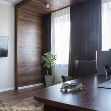 Laminate for the ceiling: color, design options, photo in the interior-3