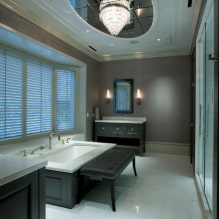 Mirrored ceiling in the interior - design ideas for stretch and suspended structures-2